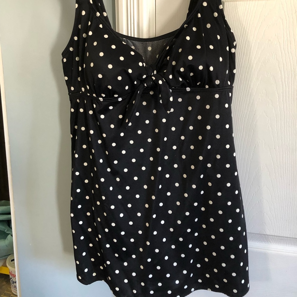 Polka dot swim suit